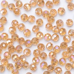 3 4 6 8mm Austria Round Crystal Beads AB Color Faceted Glass Beads Loose Spacer Bead for Jewerly Making DIY Bracelet Necklace