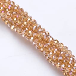 3 4 6 8mm Austria Round Crystal Beads AB Color Faceted Glass Beads Loose Spacer Bead for Jewerly Making DIY Bracelet Necklace