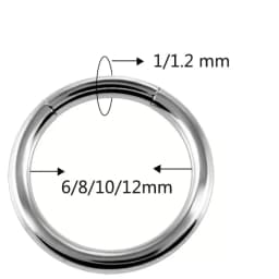 ASTM F136 Titanium Chain and Hinged Earring for EAR PIERC Ear Studs Chain Labret Lip Sling Diy Originality Body Piercing Jewelry
