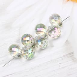10*8mm Czech Crystal Waterdrop Beads Shiny Faceted Glass Strawberry Beads for Jewelry Making Needlework DIY Handmade Accessories