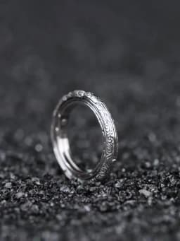 Vintage Astronomical Ball Alloy Men's and Women's Rings Creative Complex Rotating Cosmic Ring Deformable Rotating Ring Necklace