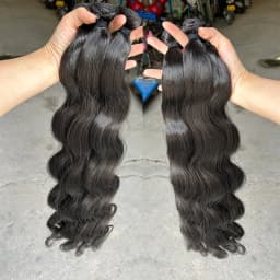 Body Wave Bundles Hair Weave Bundles 1/3 PCS Synthetic Hair Bundles Natural /Jet Black Fake Hair Extensions