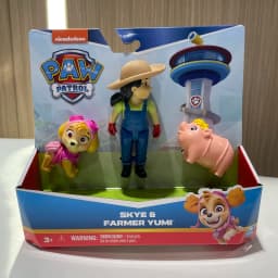 Original Paw Patrol Mayor Goodway Chickaletta Humdinger Danny Yumi Captain Turbot Chase Hero Figure Set Boys Girls Children Toy