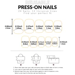 24PCS Square Press-Shaped Nails Of Medium Length - French Pointed Press-Shaped Heart-Shaped Design, Bright Pink Ffalse Nails