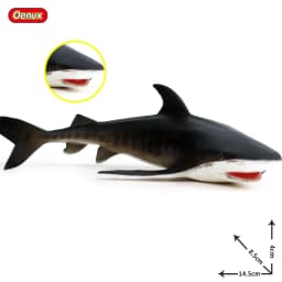 Oenux Ocean Animals Action Figures Sealife Shark Whare Megalodon Model Figurines PVC Home Decoration Kid Cognitive Education Toy