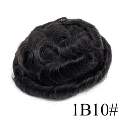 0.03mm Ultra-Thin Skin Invisible Wig Male Natural Hairline Men Capillary Prosthesis Men Toupee Human Hair System Unit Hairpiece