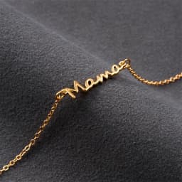 Simple Letter Mama Charm Bracelet for Women Metal 3 Colors Double Layer Chain Bangle Fashion Jewelry Mother Day Wrist Gift