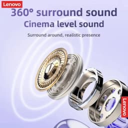 Lenovo TA210 Bluetooth Wireless Headphones Built In Microphone Charging Port Noise Isolating Comfortable Over Ear Headset C New