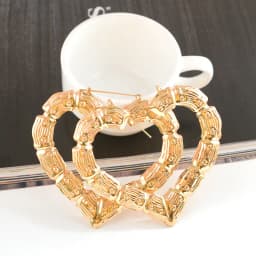3 Pairs Oversized Hollow Heart Hoop Earrings Set for Women Exaggerated Gold Color Bamboo Piercing Earring Statement Jewelry Punk