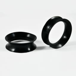 1Pair Thin Style Silicone Flexible Double Flared Flesh Ear Tunnel Plugs Gauge Expander Stretchers Piercing Jewelry 3-25mm