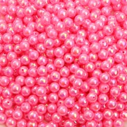 6/8/10mm Plastic Plated AB Color Beads Shiny Acrylic Loose Spacer Beads for DIY Jewelry Making Necklace Bracelet Accessories