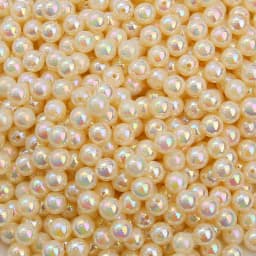 6/8/10mm Plastic Plated AB Color Beads Shiny Acrylic Loose Spacer Beads for DIY Jewelry Making Necklace Bracelet Accessories