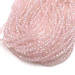 Colorful 2/3/4/6/8mm Rondelle Austria Faceted Crystal Glass Beads Loose Spacer Beads for Jewelry Making DIY Accessories