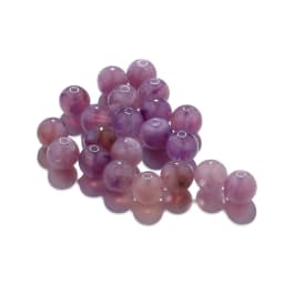 50Pcs 6-10mm Imitation Natural Stone Round Resin Beads Loose Spacer Bead for Jewelry Makeing Bracelet Necklace DIY Accessory