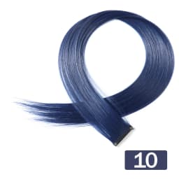 HAIRSTAR Synthetic Colored Clip In One Piece Straight Colorful Rainbow Hair Extensions 22 Inch Hairpieces