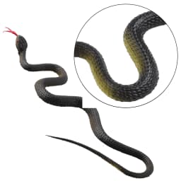 Fake Rubber Snake Toy, 45cm Realistic Prank Trick Toy With Tongue Stick Out, Perfect For Garden Decor, Birds Deterrent