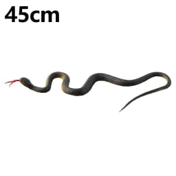 Fake Rubber Snake Toy, 45cm Realistic Prank Trick Toy With Tongue Stick Out, Perfect For Garden Decor, Birds Deterrent