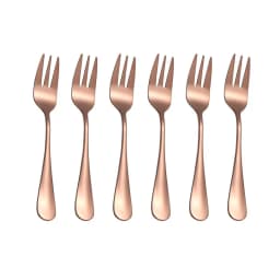 6pcs Stainless Steel Cutlery Fruit Forks Dessert Forks Are Small and Delicate for Entertaining Guests