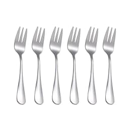 6pcs Stainless Steel Cutlery Fruit Forks Dessert Forks Are Small and Delicate for Entertaining Guests