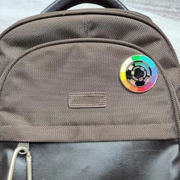 Creative Color Wheel Enamel pin, The Spinning Wheel Moves Nicely,Color Wheels Brooch Pin