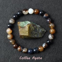 Geniune Epidote Zoisite Bead Bracelet Homme Natural Quartz Lava Tiger Eye Stone Bracelet Made of Natural Stone Jewelry for Women