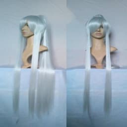 HAIRJOY Synthetic Hair Cosplay Wigs Long Ponytail Black Purple Red Grey Wig High Temperature Fiber