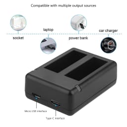 For Insta 360 Ace/Ace Pro/Ace Pro 2 Battery Charger Fast Charging For Insta360 Ace Pro Camera Batteries Accessories