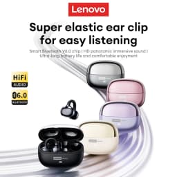 Original Lenovo LE302 OWS Wireless Bluetooth 6.0 Headset Long Battery Life Sports Ear Clip Earphones Noise Cancelling Headphones