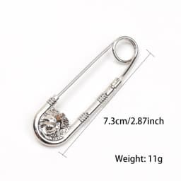 New Alloy Lion Brooch Pin Fashion DIY Safety Pins Women Waist Closing Artifact Men Suit Jacket Decoration Accessories Jewelry