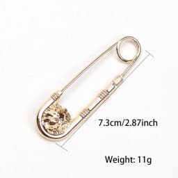 New Alloy Lion Brooch Pin Fashion DIY Safety Pins Women Waist Closing Artifact Men Suit Jacket Decoration Accessories Jewelry