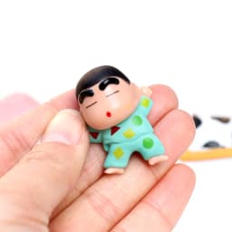 4pcs/set Anime Crayon Shin-chan Action Figure PVC Collection Nohara Shinnosuke Family Portraits Figurine Sleep Model Kids Toys