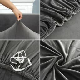 Velvet Short Back Chair Cover Stretch Slipcovers Elastic Seat Chair Cover Dining Room Bar Office Party Banquatet Wedding Kitchen