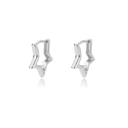 Stainless Steel Star Hoop Earings For Women 2024 Trend New In Luxury Gold Color Earrings Ear Jewelry Gift pendientes mujer
