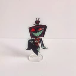 Anime Hazbin Hotel Alastor Morningstar Cosplay Stand Acrylic Cartoon Figure Standing Birthday Gifts Bag Decor Collection