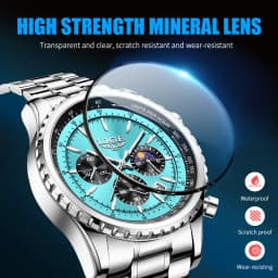 2026 LIGE Top Brand Luxury New Men Watch Quartz Man Watches Waterproof Luminous Watch for Men Date Chronograph Sport Wristwatch