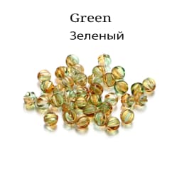 30Pcs/Lot 8mm Round Pumpkin Acrylic Loose Spacer Beads for DIY Earrings Necklace Bracelet Jewelry Making Findings Accessories