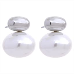 Yhpup 316 Stainless Steel Imitation Pearl Beads No Scratches Stud Earrings Daily Chic Fashion Japan Simple Ear Jewelry for Women