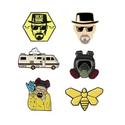 QIHE JEWELRY Enamel Pins Movie Fans Metal Brooches Badges Denim Clothes Women Pins Gifts