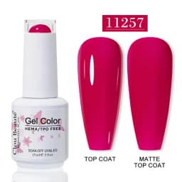 Clou Beaute HEMA TPO FREE Gel Nail Polish Semi-permanent Hybrid Black Red Color Gel Polish Nail Art UV Nail Enamels Varnish