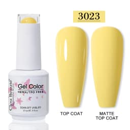 Clou Beaute HEMA TPO FREE Gel Nail Polish Semi-permanent Hybrid Black Red Color Gel Polish Nail Art UV Nail Enamels Varnish