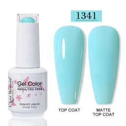Clou Beaute HEMA TPO FREE Gel Nail Polish Semi-permanent Hybrid Black Red Color Gel Polish Nail Art UV Nail Enamels Varnish