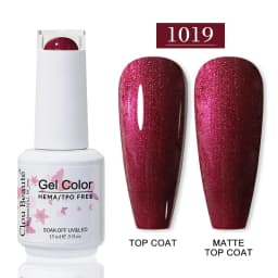 Clou Beaute HEMA TPO FREE Gel Nail Polish Semi-permanent Hybrid Black Red Color Gel Polish Nail Art UV Nail Enamels Varnish