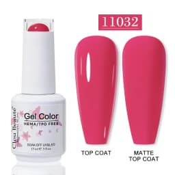 Clou Beaute HEMA TPO FREE Gel Nail Polish Semi-permanent Hybrid Black Red Color Gel Polish Nail Art UV Nail Enamels Varnish