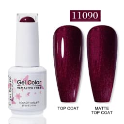 Clou Beaute HEMA TPO FREE Gel Nail Polish Semi-permanent Hybrid Black Red Color Gel Polish Nail Art UV Nail Enamels Varnish