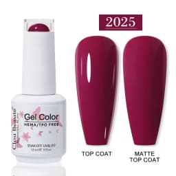 Clou Beaute HEMA TPO FREE Gel Nail Polish Semi-permanent Hybrid Black Red Color Gel Polish Nail Art UV Nail Enamels Varnish