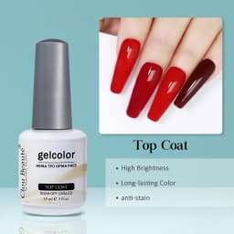 Clou Beaute HEMA TPO FREE Gel Nail Polish Semi-permanent Hybrid Black Red Color Gel Polish Nail Art UV Nail Enamels Varnish