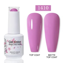 Clou Beaute HEMA TPO FREE Gel Nail Polish Semi-permanent Hybrid Black Red Color Gel Polish Nail Art UV Nail Enamels Varnish