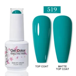 Clou Beaute HEMA TPO FREE Gel Nail Polish Semi-permanent Hybrid Black Red Color Gel Polish Nail Art UV Nail Enamels Varnish