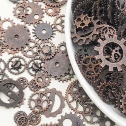 Randomly Mix (About 30/50g) Mix Size Metal Mechanical Steampunk Cogs Gears Charms Pendant For DIY Jewelry Making Accessories
