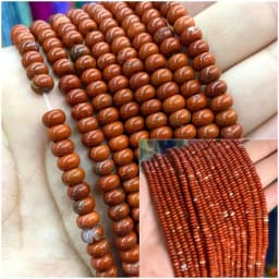 2x4MM 4x6MM 5X8MM Abacus Natural Stone Tourmaline Chalcedony Loose Space Beads for Jewelry Making Diy Bracelet Accessories 15''
